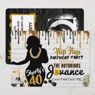 Invitation Photo d'anniversaire Hip Hop 90's Drip de Shorty 4
