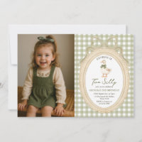 Photo de 2e anniversaire de Gingham Two Silly Goos