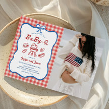 Photo de Baby Shower Baby Q Backyard BBQ 4 juillet