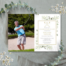 Photo de célébration de la vie de golfeur avec ver