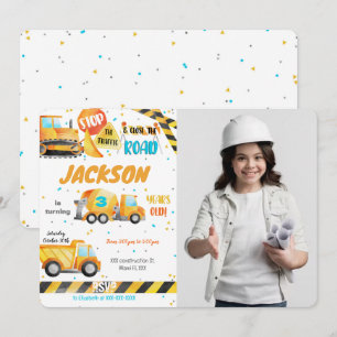 Invitation photo de construction