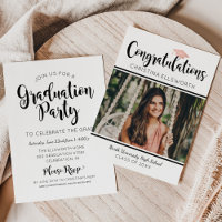 Photo de félicitations moderne Chapeau de fête de