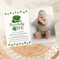 Photo de fête d'anniversaire Sweet Lucky One