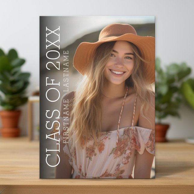 Invitation Photo de fin d'études - Classe de n'importe quelle (Custom Graduation Announcement and Invitation)