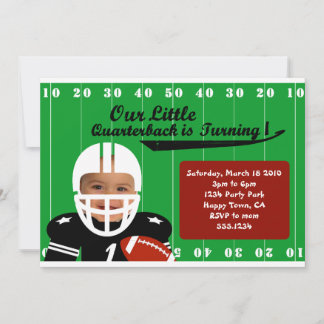 Invitation photo de football