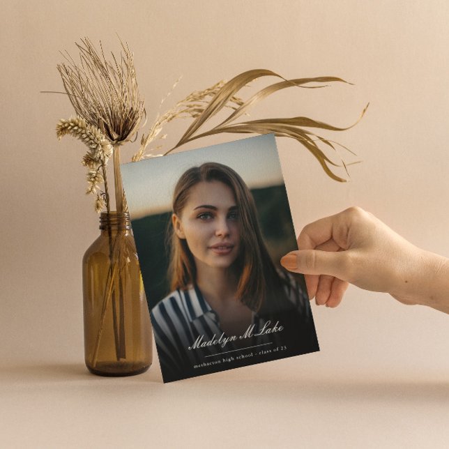 Invitation Photo de graduation de Script traditionnel 2023 (Créateur téléchargé)