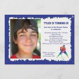 Invitation photo de Hockey Geometrics