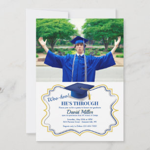 Invitation Photo de la casquette de diplôme