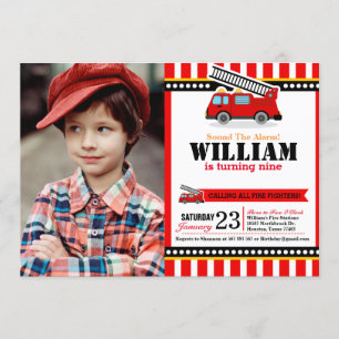 Invitation photo de la fête d'anniversaire du mote