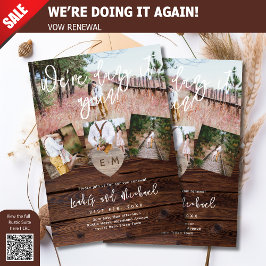 INVITATION PHOTO DE LA FÊTE DES MARIÉES FIANÇAILLES DE RENOUV