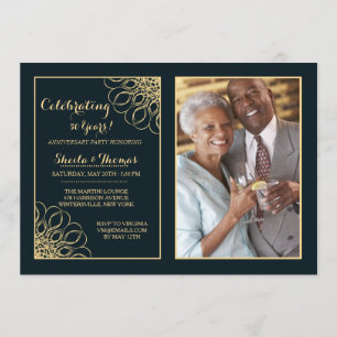 Invitation photo de l'anniversaire de Regal