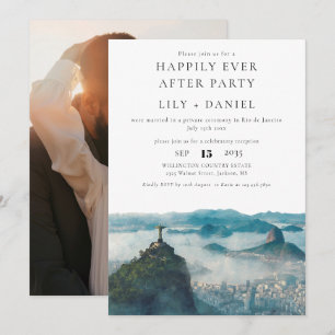 Invitation Photo de mariage à Rio de Janeiro pour une fin heu