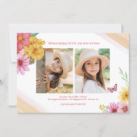 Invitation photo de printemps 2