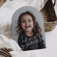 Photo de proposition manuscrite de marraine Arch
