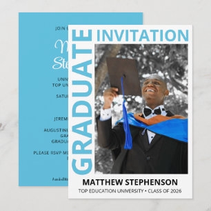 Invitation Photo de remise des diplômes de la promotion 2026 