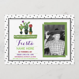 Invitation photo de Siesta Fiesta Birthday Party C