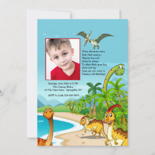 Invitation photo de Swamp Dinosaurs
