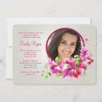 Invitation photo Dendrobium Orchids