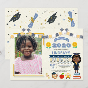 Invitation Photo d'inscription à l'école pour enfants