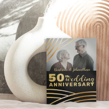 Photo du 50e anniversaire du Mariage moderne Black
