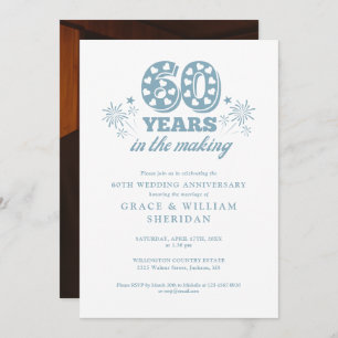Invitation Photo du 60e anniversaire du Mariage