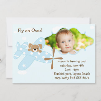 Invitation photo du parti Anniversaire de enfant