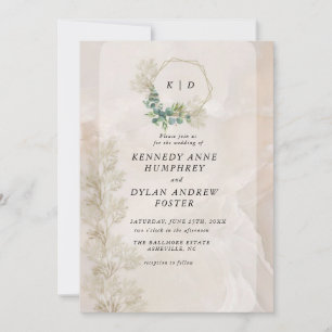 Invitation Photo en ligne déchargée Mariage minimaliste mod