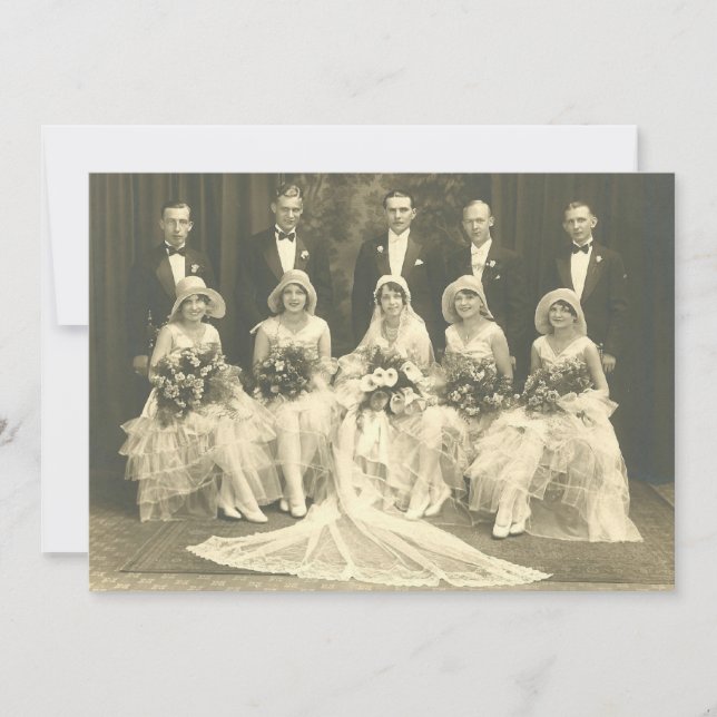 Invitation Photo    exclusive des années 1920 (Devant)