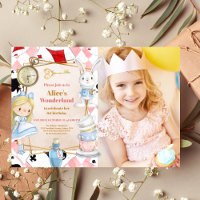 Photo Girl Alice au pays des merveilles Thé d'anni