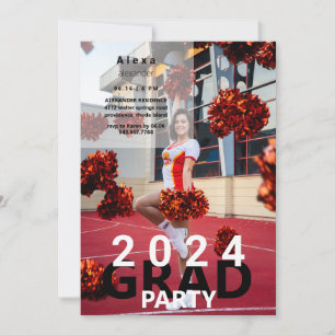 Invitation Photo Graduation Party 2024