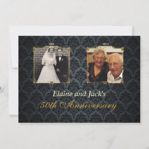 Invitation photo Mariage du 50e anniversaire