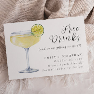 Invitation Photo Minimale Mariage Drôle Enregistrer La Date