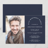 Photo moderne Marine Homme 21e fête d'anniversaire