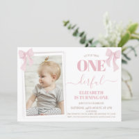 Photo moderne Pink Bow Onederday 1er anniversaire