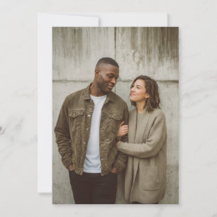 Invitation Photo Naturaliste Terreux Chaud