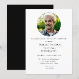 Invitation Photo Parti de la retraiteInvitation de fête