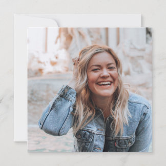 Invitation Photo personnalisée