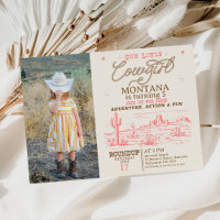 Photo Pink Brown Western Desert Cowgirl Anniversai
