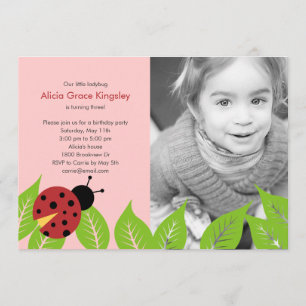 Invitation photo pour l'anniversaire de Little Lad