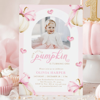 Invitation photo pour le 1er anniversaire de Littl