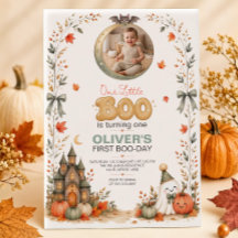 Invitation photo pour le 1er anniversaire de notre