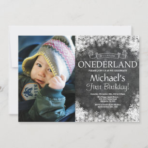 Invitation photo pour le 1er anniversaire de Winte
