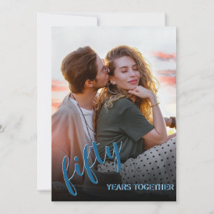 Invitation photo pour le 50e anniversaire – Toutes