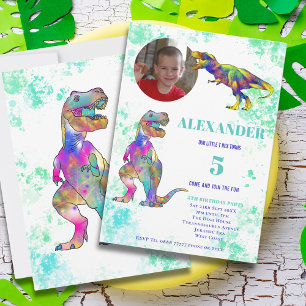 Invitation photo pour le 5ème anniversaire de Dino