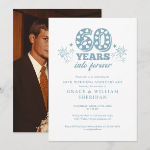 Invitation Photo pour le 60e anniversaire du Mariage