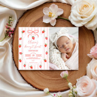 Invitation photo pour le premier anniversaire de B