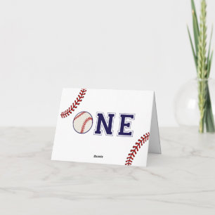 Invitation photo pour le premier anniversaire de b