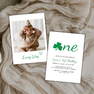 Invitation photo pour le premier anniversaire de S