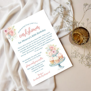 Invitation photo pour une pluie de cartes d'annive