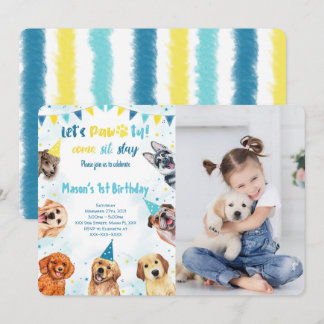 Invitation photo Puppy